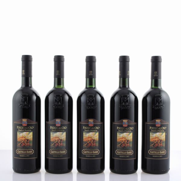 Castello Banfi, Brunello di Montalcino Poggio All'Oro Riserva 1995  - Asta Vini e Distillati Web Only - Associazione Nazionale - Case d'Asta italiane