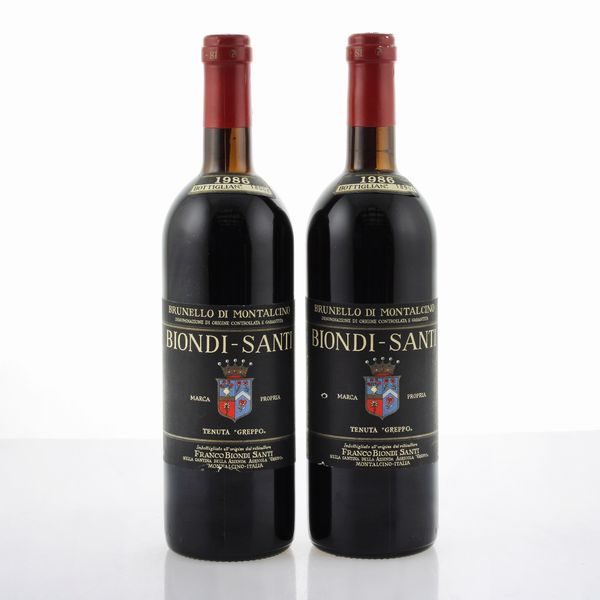 Biondi-Santi, Brunello di Montalcino 1986  - Asta Vini e Distillati Web Only - Associazione Nazionale - Case d'Asta italiane