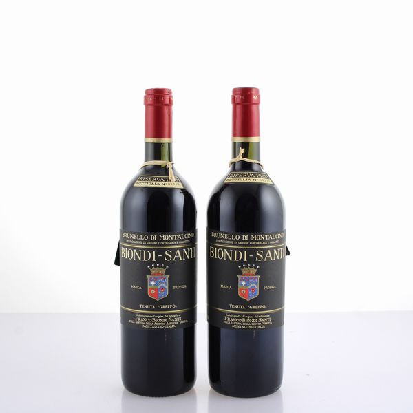 Selezione Tenuta Greppo Biondi-Santi, Brunello di Montalcino Riserva  - Asta Vini e Distillati Web Only - Associazione Nazionale - Case d'Asta italiane