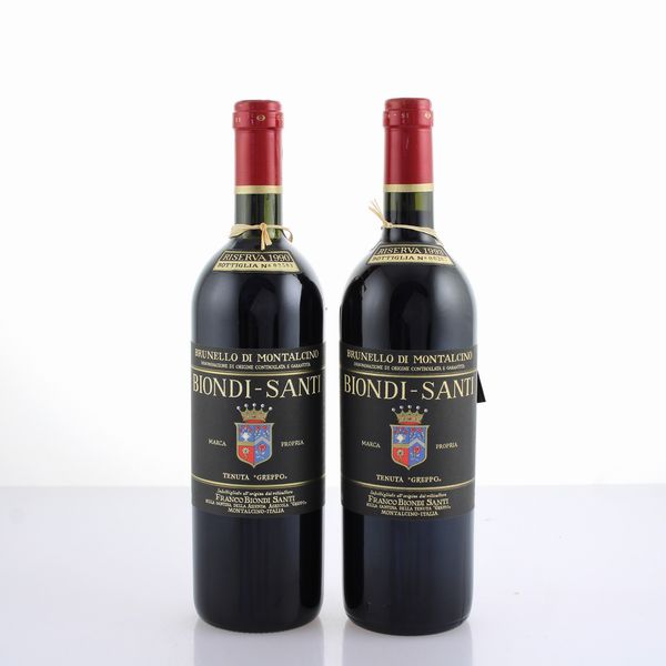 Selezione Tenuta Greppo Biondi-Santi, Brunello di Montalcino Riserva  - Asta Vini e Distillati Web Only - Associazione Nazionale - Case d'Asta italiane