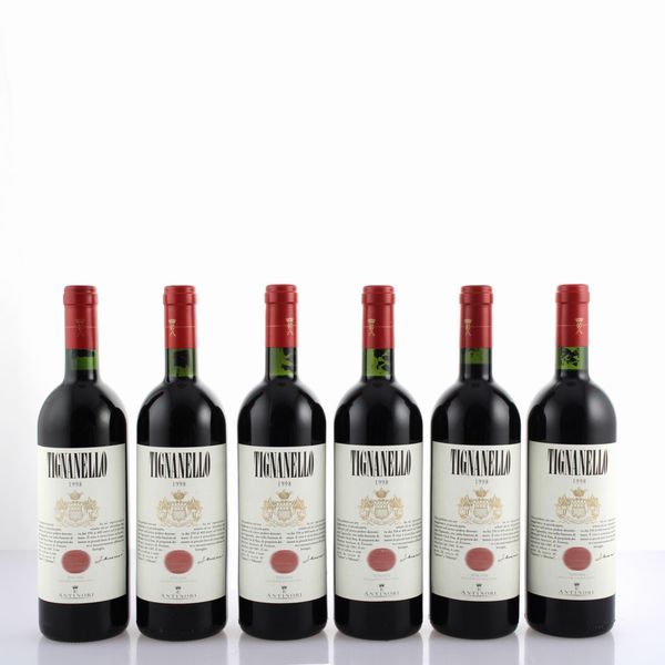 Antinori, Tignanello 1998  - Asta Vini e Distillati Web Only - Associazione Nazionale - Case d'Asta italiane