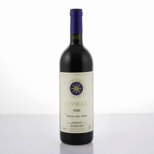 Tenuta San Guido, Sassicaia 1988  - Asta Vini e Distillati Web Only - Associazione Nazionale - Case d'Asta italiane