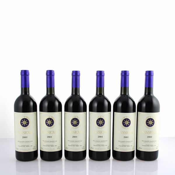 Tenuta San Guido, Sassicaia 2001  - Asta Vini e Distillati Web Only - Associazione Nazionale - Case d'Asta italiane