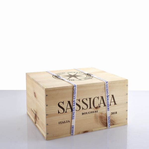 Tenuta San Guido, Sassicaia 2018  - Asta Vini e Distillati Web Only - Associazione Nazionale - Case d'Asta italiane