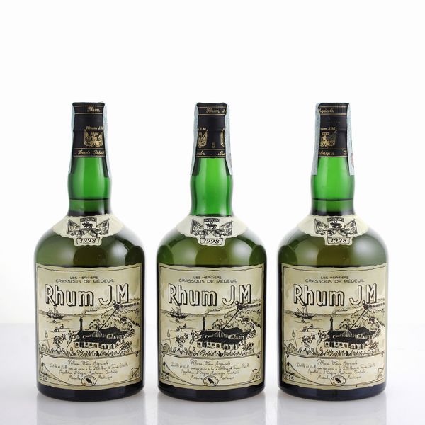 J. M Rhum, Vieux Agricole 1998  - Asta Vini e Distillati Web Only - Associazione Nazionale - Case d'Asta italiane