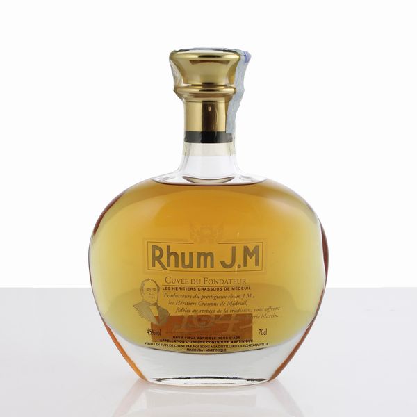 J. M Rhum, Cuve Du Fondateur  - Asta Vini e Distillati Web Only - Associazione Nazionale - Case d'Asta italiane