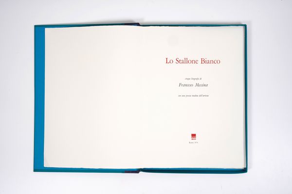 Francesco Messina : Lo stallone bianco  - Asta Modern & Contemporary Prints - Associazione Nazionale - Case d'Asta italiane