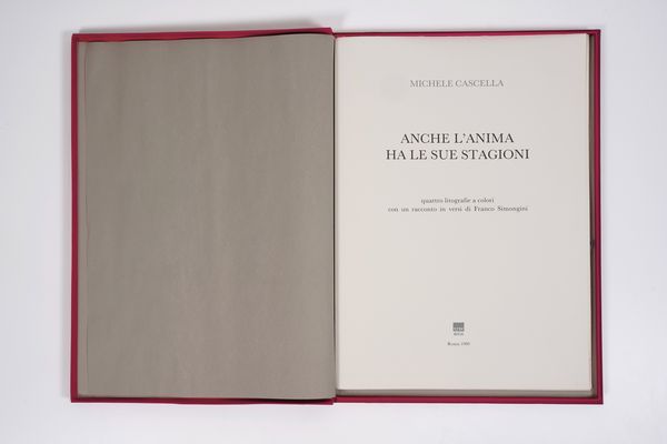 MICHELE CASCELLA : Anche lanima ha le sue stagioni  - Asta Modern & Contemporary Prints - Associazione Nazionale - Case d'Asta italiane