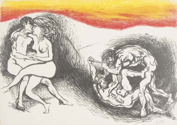 Renato Guttuso : Senza titolo  - Asta Modern & Contemporary Prints - Associazione Nazionale - Case d'Asta italiane