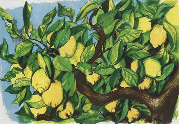 Renato Guttuso : Limoni  - Asta Modern & Contemporary Prints - Associazione Nazionale - Case d'Asta italiane