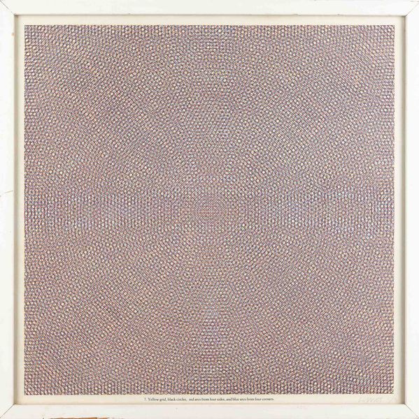 Sol LeWitt : Yellow grid, black circles, blue arcs from four sides, and red arcs from four corners  - Asta Modern & Contemporary Prints - Associazione Nazionale - Case d'Asta italiane