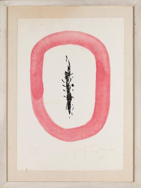 LUCIO FONTANA : Senza titolo  - Asta Modern & Contemporary Prints - Associazione Nazionale - Case d'Asta italiane