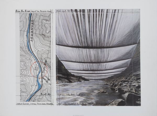 Christo : Over the river - Project for the Arkansas River  - Asta Modern & Contemporary Prints - Associazione Nazionale - Case d'Asta italiane