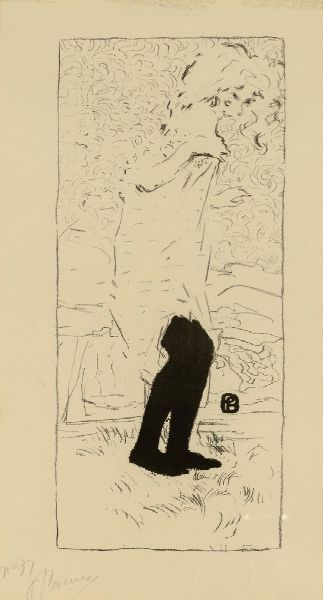 Pierre Bonnard : Jeune femme aux bas noirs  - Asta Modern & Contemporary Prints - Associazione Nazionale - Case d'Asta italiane