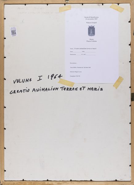 Salvador Dalì : Creatio animalium terrae et maris  - Asta Modern & Contemporary Prints - Associazione Nazionale - Case d'Asta italiane