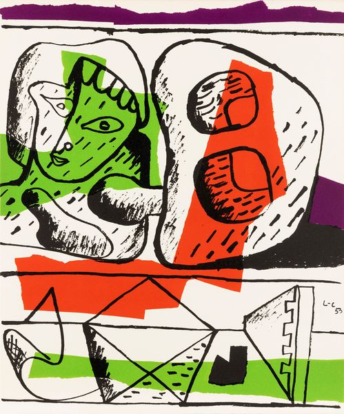 LE CORBUSIER : Composizione II  - Asta Modern & Contemporary Prints - Associazione Nazionale - Case d'Asta italiane