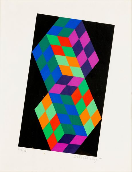 VICTOR VASARELY : Senza titolo  - Asta Modern & Contemporary Prints - Associazione Nazionale - Case d'Asta italiane