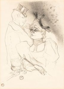 Henri de Toulouse-Lautrec : Mademoiselle Lender et Baron  - Asta Modern & Contemporary Prints - Associazione Nazionale - Case d'Asta italiane