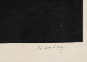 Man Ray : Senza titolo  - Asta Modern & Contemporary Prints - Associazione Nazionale - Case d'Asta italiane