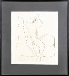 Marino Marini : Senza titolo  - Asta Modern & Contemporary Prints - Associazione Nazionale - Case d'Asta italiane