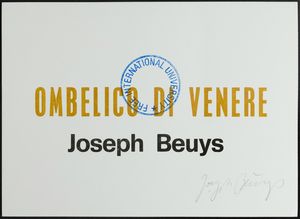 JOSEPH BEUYS - Ombelico di Venere