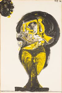 Graham Sutherland : Standing rock form  - Asta Modern & Contemporary Prints - Associazione Nazionale - Case d'Asta italiane