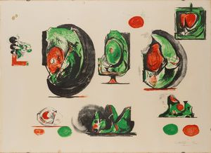 Graham Sutherland : Senza titolo  - Asta Modern & Contemporary Prints - Associazione Nazionale - Case d'Asta italiane