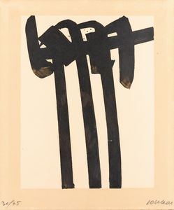 Pierre Soulages : Senza titolo  - Asta Modern & Contemporary Prints - Associazione Nazionale - Case d'Asta italiane