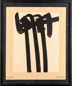 Pierre Soulages : Senza titolo  - Asta Modern & Contemporary Prints - Associazione Nazionale - Case d'Asta italiane