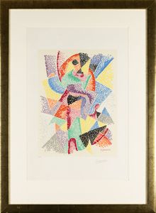 Gino Severini : Arlecchino  - Asta Modern & Contemporary Prints - Associazione Nazionale - Case d'Asta italiane