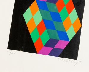 VICTOR VASARELY : Senza titolo  - Asta Modern & Contemporary Prints - Associazione Nazionale - Case d'Asta italiane