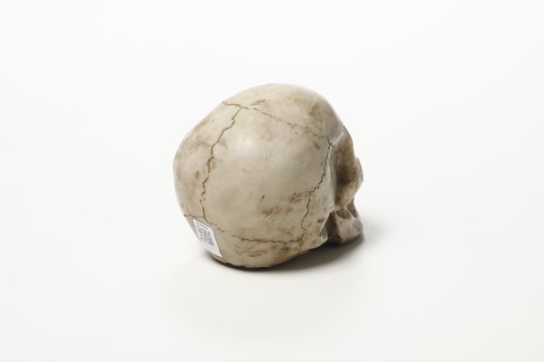 Memento mori in marmo bianco di Carrara, XIX secolo  - Asta Antiquariato - Associazione Nazionale - Case d'Asta italiane