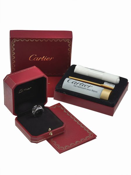 Cartier. Anello Le Baiser du Dragon con diamanti e smalto  - Asta Gioielli - Associazione Nazionale - Case d'Asta italiane