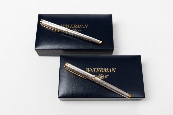 Due penne Waterman  - Asta Moda e Accessori for Men - Associazione Nazionale - Case d'Asta italiane