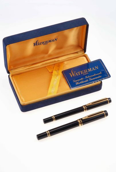 Waterman. Le Man , lotto composto da stilografica e rollerball. Danni  - Asta Moda e Accessori for Men - Associazione Nazionale - Case d'Asta italiane