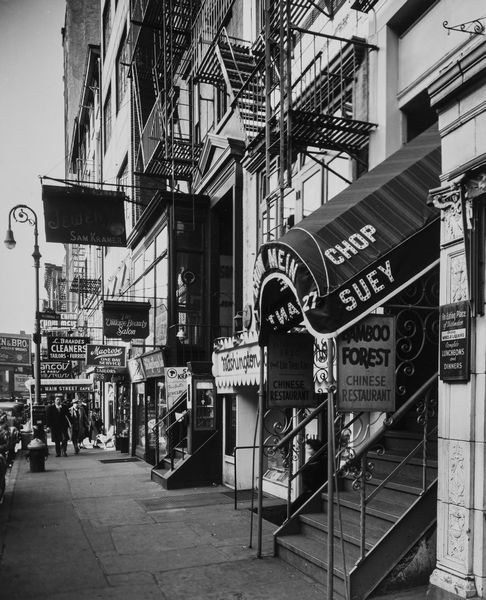 BERENICE ABBOTT : West 8th Street, New York  - Asta Fotografia - Associazione Nazionale - Case d'Asta italiane