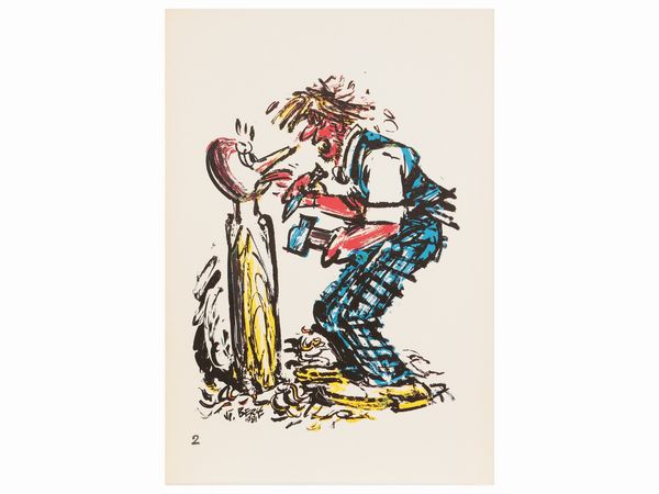 Vinicio Berti : Omaggio a Pinocchio nel Centenario 1981-1983)  - Asta Arte Moderna e Contemporanea - Associazione Nazionale - Case d'Asta italiane