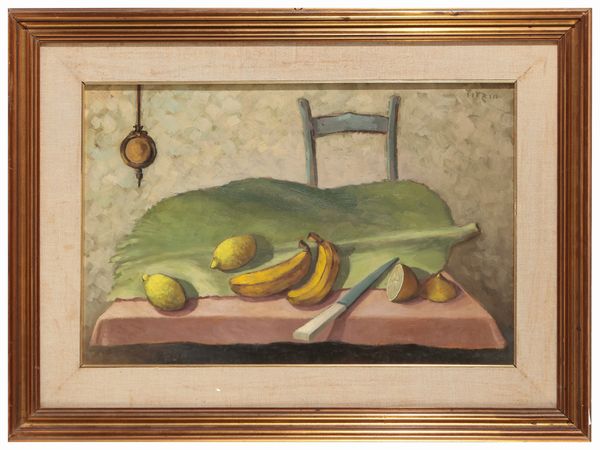 Pirzio : Natura morta con frutta  - Asta Arte Moderna e Contemporanea - Associazione Nazionale - Case d'Asta italiane