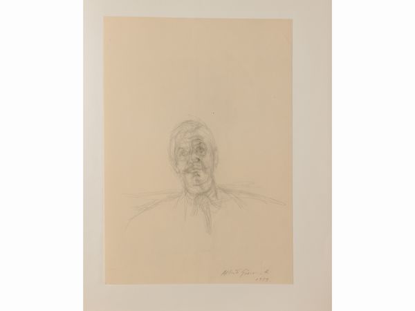 Alberto Giacometti : Da: Quarantacinque disegni di Alberto Giacometti, Giulio Einaudi Editore, Torino, 1963  - Asta Arte Moderna e Contemporanea - Associazione Nazionale - Case d'Asta italiane