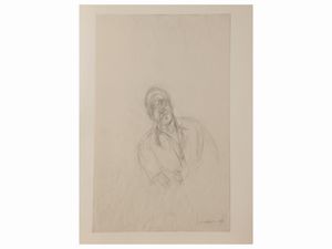 Alberto Giacometti : Da: Quarantacinque disegni di Alberto Giacometti, Giulio Einaudi Editore, Torino, 1963  - Asta Arte Moderna e Contemporanea - Associazione Nazionale - Case d'Asta italiane