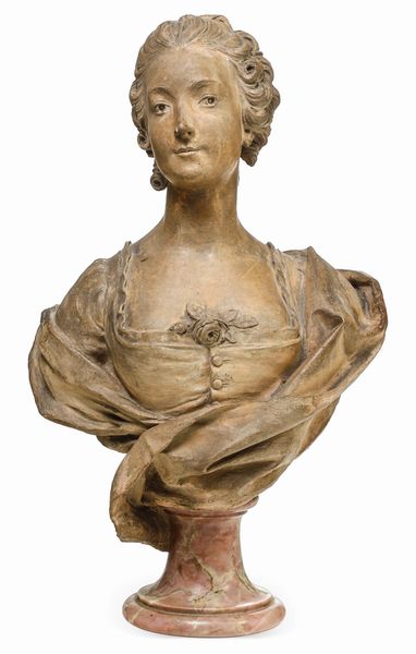 Busto femminile. Plasticatore del XIX secolo  - Asta Arti Decorative del XX secolo - Associazione Nazionale - Case d'Asta italiane