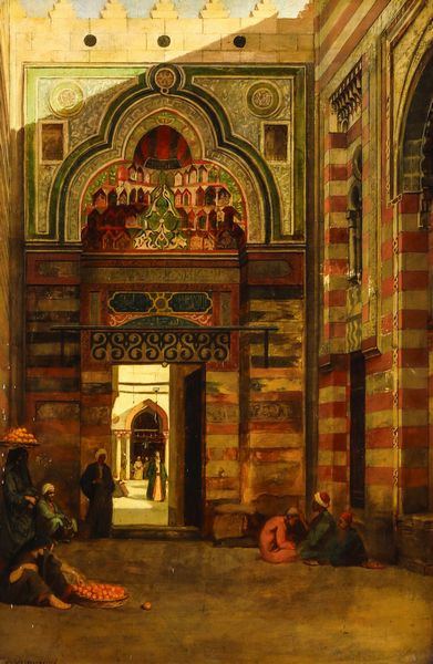 Emmanuel De Dieudonne : Entrata alla moschea  - Asta Arti Decorative del XX secolo - Associazione Nazionale - Case d'Asta italiane