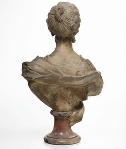 Busto femminile. Plasticatore del XIX secolo  - Asta Arti Decorative del XX secolo - Associazione Nazionale - Case d'Asta italiane