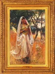 Frederick Arthur Bridgman - Giovane moresca, campagna di Algeri