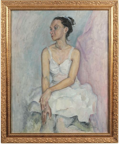 Y. Beliansky Ballerina  - Asta Dipinti e Sculture del XIX-XX secolo - Associazione Nazionale - Case d'Asta italiane