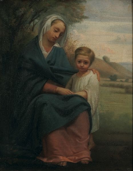 Anonimo del XIX-XX secolo Madonna con Bambino  - Asta Dipinti e Sculture del XIX-XX secolo - Associazione Nazionale - Case d'Asta italiane