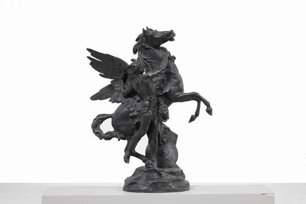 Emile Louis Picault, After : Mercurio e Pegaso con la testa della Medusa  - Asta Dipinti e Sculture del XIX-XX secolo - Associazione Nazionale - Case d'Asta italiane