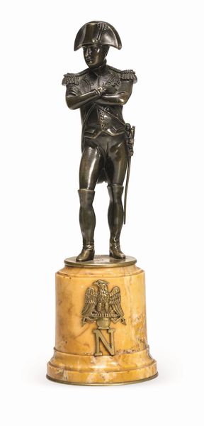 Étienne Alexandre Stella : Napoleone Bonaparte  - Asta Dipinti e Sculture del XIX-XX secolo - Associazione Nazionale - Case d'Asta italiane