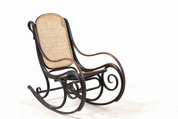 F.lli Thonet. Due sedie a dondolo  - Asta Dipinti e Sculture del XIX-XX secolo - Associazione Nazionale - Case d'Asta italiane