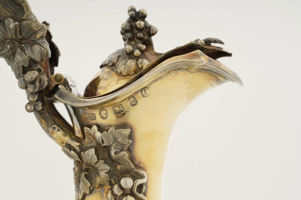 Caraffa. Birmingham, 1863, argentiere Elkington&Co  - Asta Dipinti e Sculture del XIX-XX secolo - Associazione Nazionale - Case d'Asta italiane